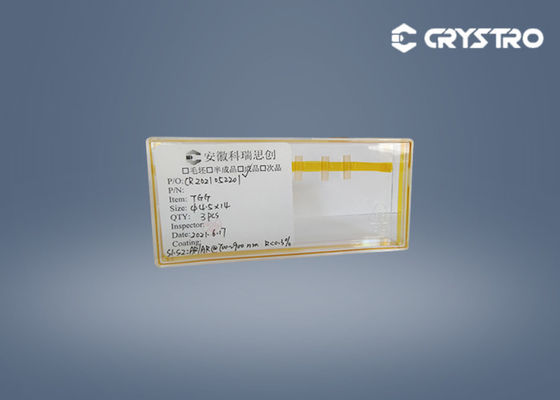 Dia 4.5X14mm υλικό κρυστάλλου Tgg γρανατών γαλλίου τέρβιου για τις οπτικές συσκευές μονωτών