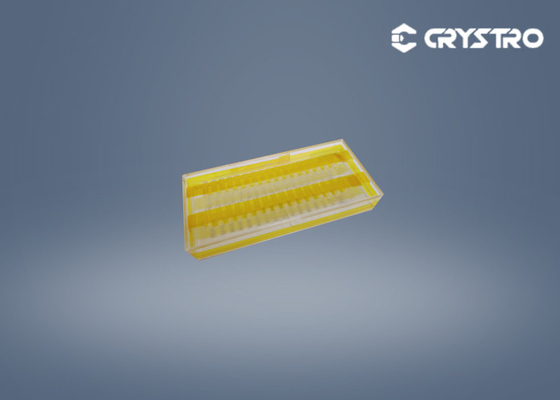 Οπτικές υλικές TGG ράβδοι D3.8x14mm ενιαίου κρυστάλλου γεννητριών