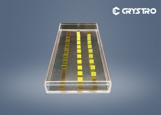Ιατρικά συστήματα 5*5*0.3mm ανίχνευσης υλικό κρυστάλλου σπινθηροβολήματος LUAG (CE)