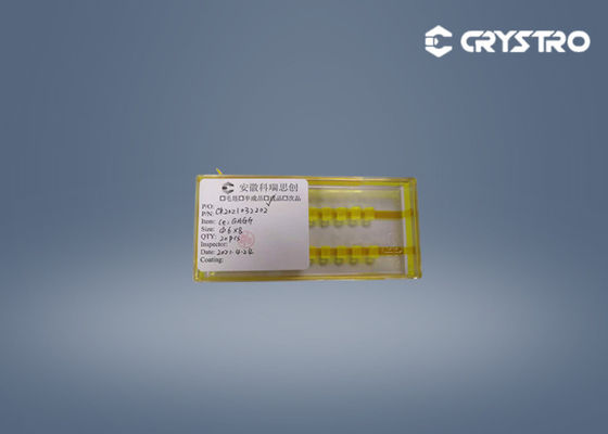 D6*8mm χημικό σταθερό κρύσταλλο CE GAGG Scintillators ενιαίου κρυστάλλου