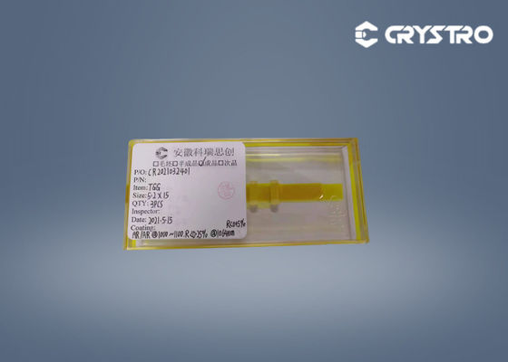 Μεγάλη σταθερή διάμετρος 3.8mm Verdet ράβδοι κρυστάλλου TGG γρανατών γαλλίου τέρβιου
