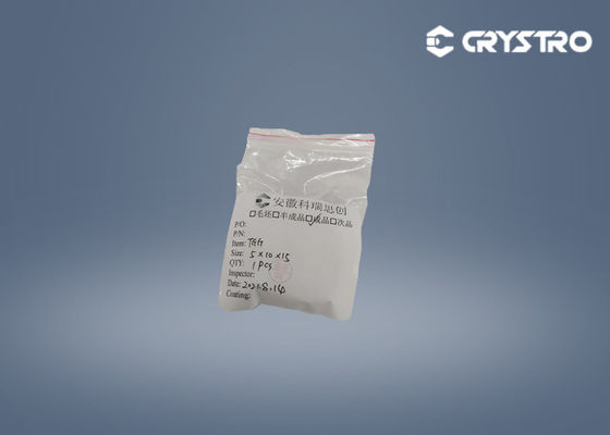 5*10*15mm τέρβιου γαλλίου υλικό ενιαίο κρύσταλλο επίδρασης γρανατών μαγνητο-οπτικό