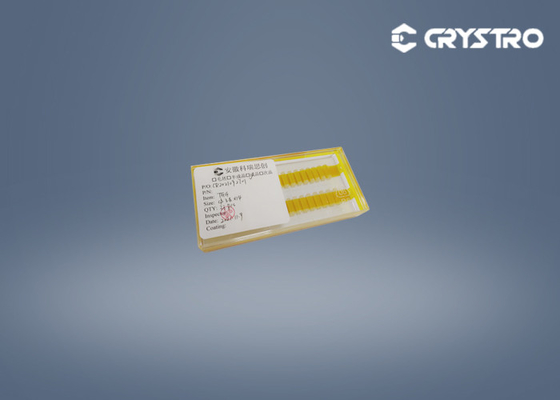 Οπτικές υλικές TGG ράβδοι D3.8x14mm ενιαίου κρυστάλλου γεννητριών